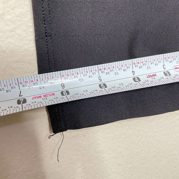 Luluemon 32 Mens Black Dark Wash Low Rise Flat Front Straight Leg Chino Pants - Picture 10 of 11